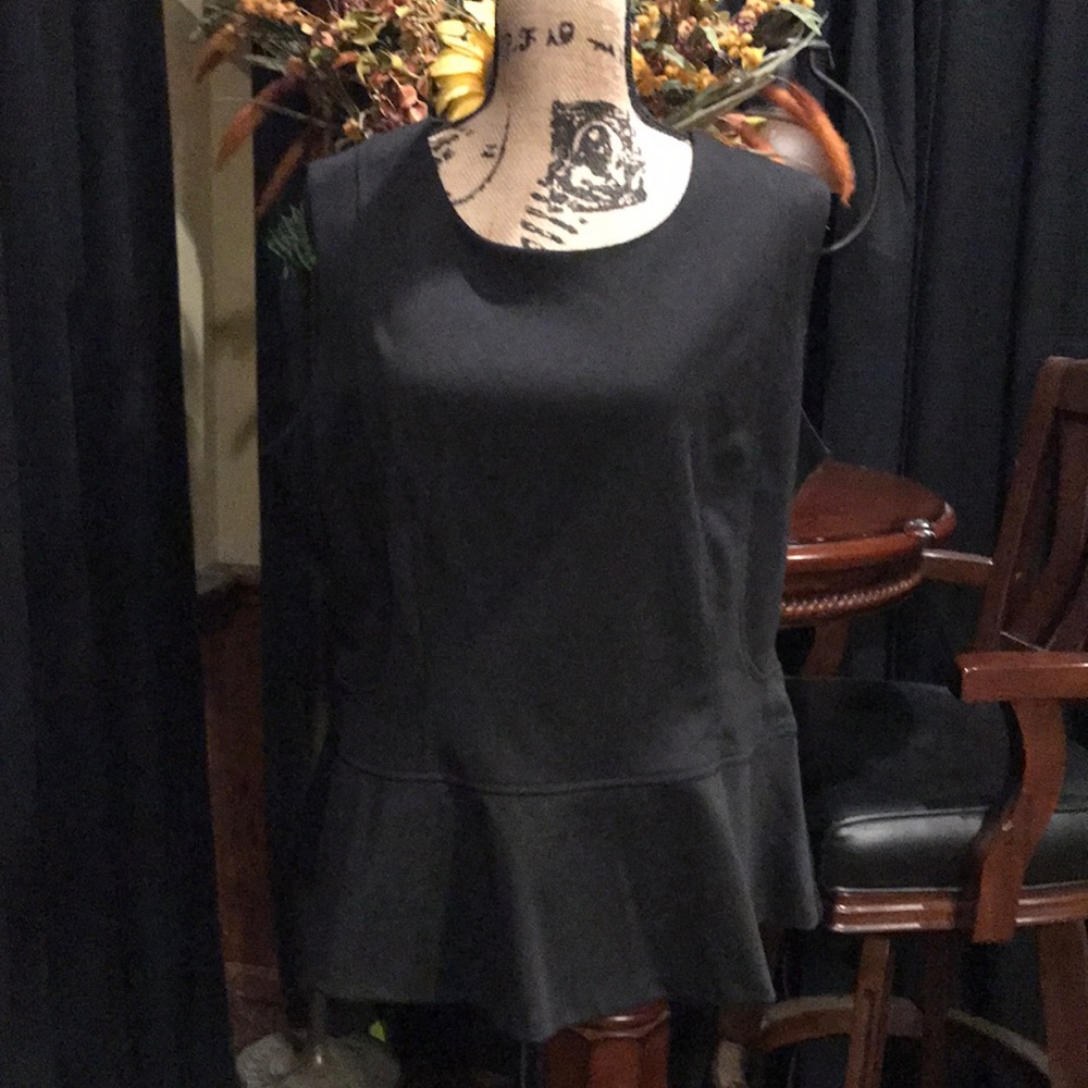 Style and Company peplum top is size XL